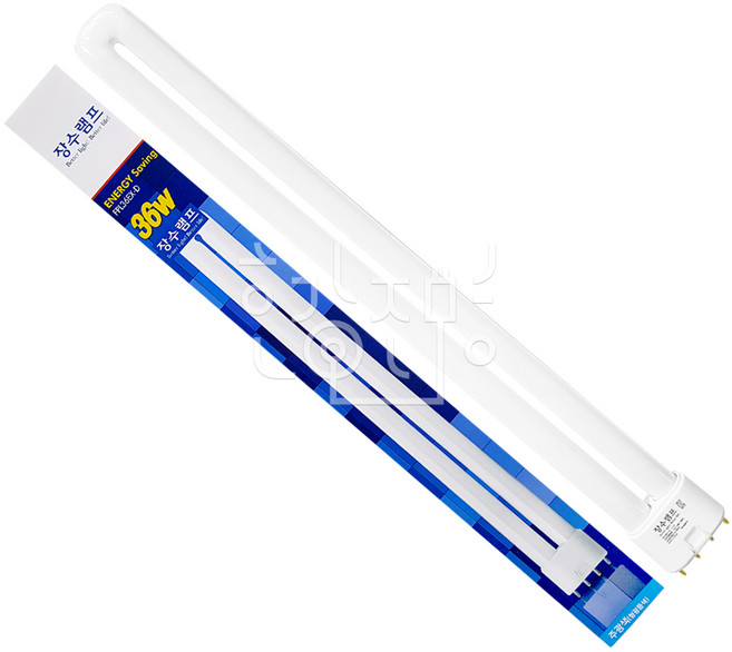 (A)우리조명 장수램프 컬러원 삼파장 전구 FPL36W FPL36EX-D, 1개