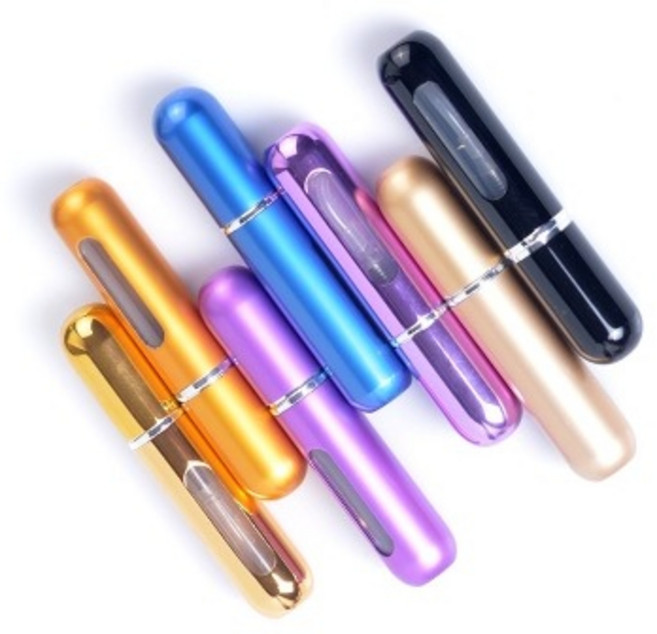 한양MSL 충전식 펌프식 리필 향수공병, 1개, 블랙