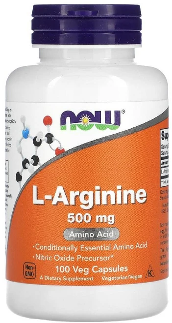 나우푸드 L-아르기닌 500mg 식물성 캡슐 100정 5팩, 5개 - 쿠팡