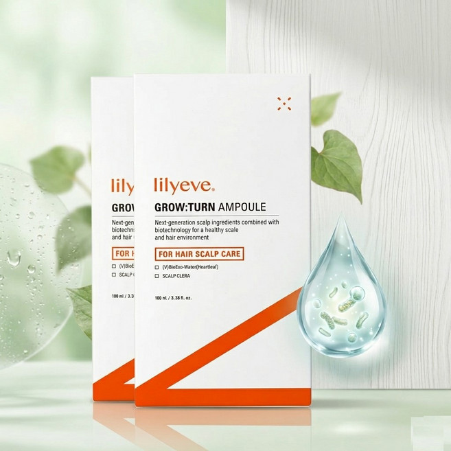 릴리이브 그로우턴 앰플 백미리 여성 남성 탈모앰플 두피영양제 탈모완화, 100ml, 2개, 100ml