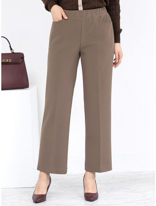 모슬린 엄마옷 정장 밴딩 통바지 MQG122475 마담 미시 중년여성 빅사이즈 할머니옷 50대 60대 70대