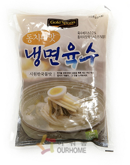 한국에스비 동치미맛 냉명육수 330g, 10개