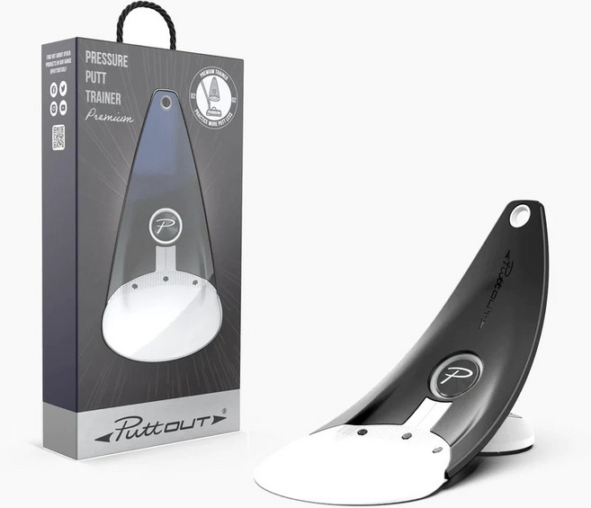 퍼트아웃 홀컵 골프 퍼터 볼리턴기 퍼팅연습기, 화이트, 1개