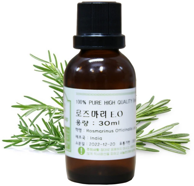 허브솝 로즈마리 아로마 에센셜오일 허브 원액 100%, 1개, 30ml - 쿠팡