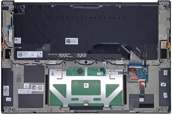 DELL XPS 15 9510 Precision 5560 M5560 노트북 탑 케이스(터치패드 안테나 백라이트 키보드 포함)용 070KP, 01 C Cover