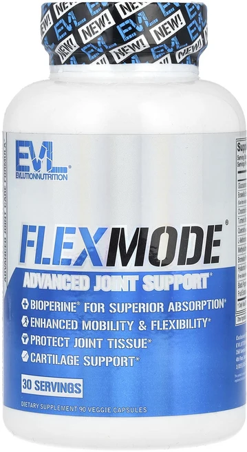 효과가좋습니다 EVLution Nutrition FlexMode® 고급 관절 지원 베지 캡슐 90정 고급영양제, EVLutionNutritionFlexMode고급관절지, 1개 - 쿠팡