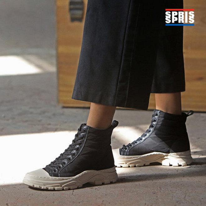 [스프리스] 여성 쿠션패딩부츠 방한화 겨울 털 스니커즈 운동화 쿠션 경량 따뜻한 운동화 따뜻한 패션 가볍고 편한 미끄럼방지 운동화