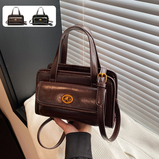 치유쿠 여성 심플한 명품가방 핸드백 크로스백