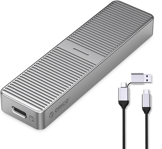 ORICO 奧睿科 M.2 SSD 硬碟外接盒 灰色, M221C3, 1套