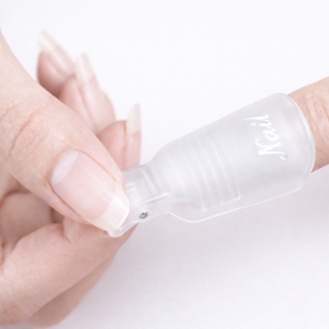 마케즈 젤네일 제거 쏙오프 캡 클립, 1개, 화이트 10개입