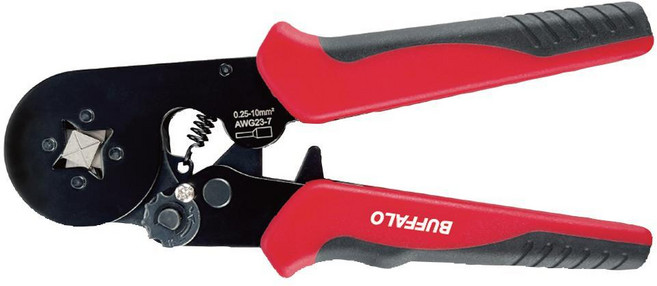 세신버팔로 자체조절형 압착기 페럴단자 핀터미널 압착 페놀 전선 케이블 와이어 스트립퍼, 1개