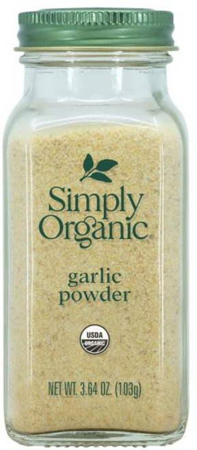 Simply Organic 마늘 갈릭 가루 분말 파우더 심플리 오가닉 인증 3.64온스, 103g