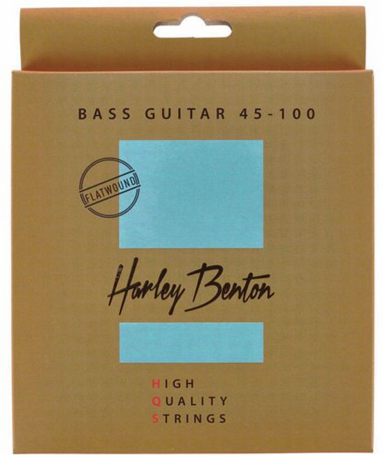[국내배송] 할리벤튼 플랫와운드 HQS 베이스기타줄, 4현, 1개