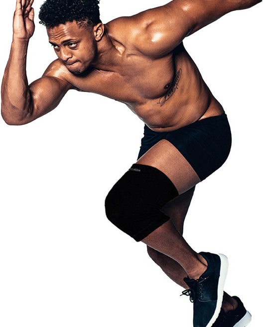 보호대 연구소 국내 생산 무릎 슬리브 보호대 아대 슬개건 슬개골 니슬리브, 1개