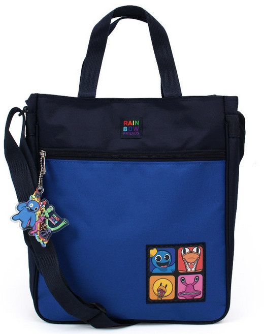 레인보우 프렌즈 고리장식 보조가방 크로스 학원가방