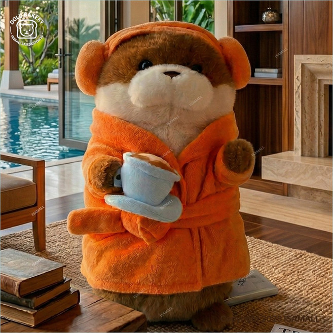 우소우소짱 호캉스 인형 27cm 다크브라운 공식정품, 1개