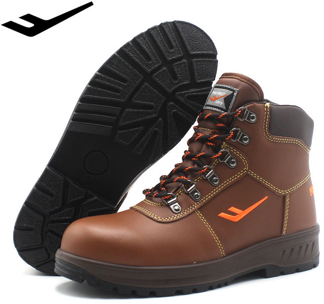 프로스펙스 PS-006 브라운 중목 지퍼 인젝션 안전화