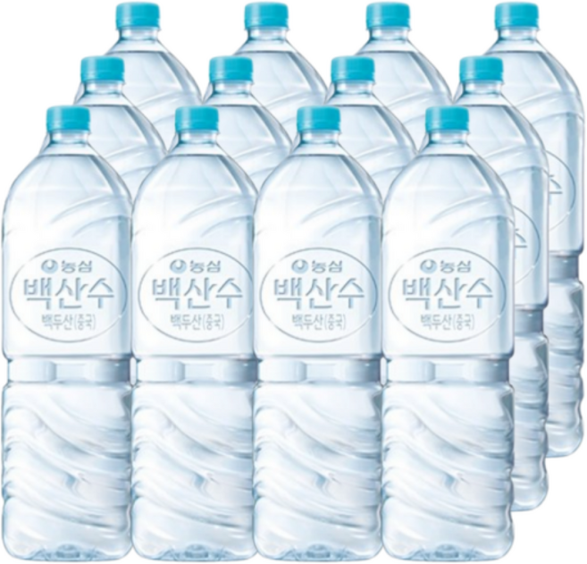 농심 백산수 무라벨 백두산물 가정용생수배달, 24개, 2L