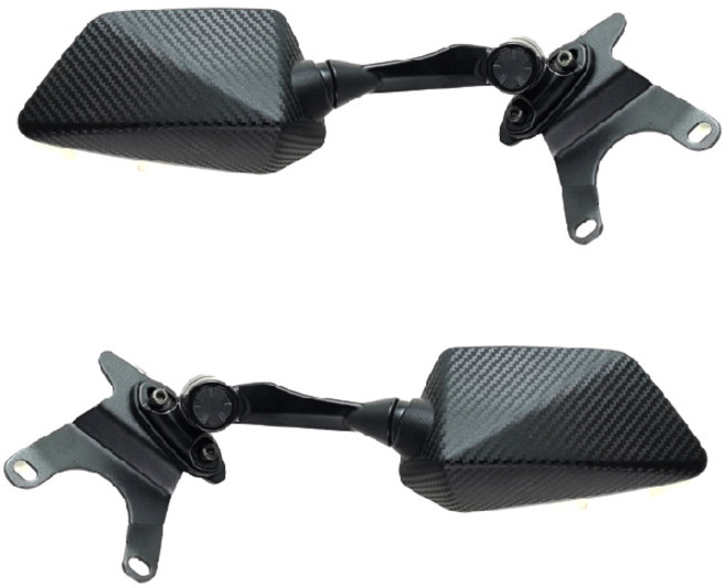 XMAX 카본광각미러킷 세트 페리 사이드미러 롱 숏, 숏미러, 1세트