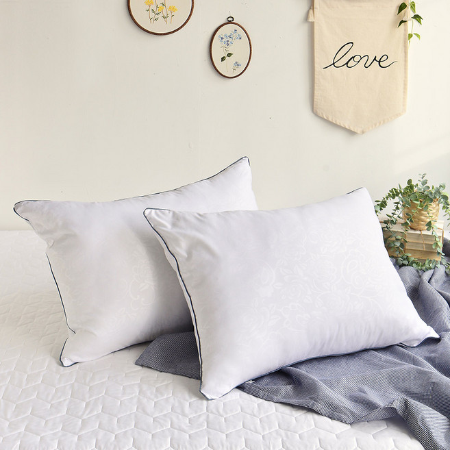 르헤브 국내생산 베개솜 지퍼형 낮은 높은 호텔 구름 편안한 푹신한 항균 수면 숙면, 03.세미마이크로 1+1, 1개