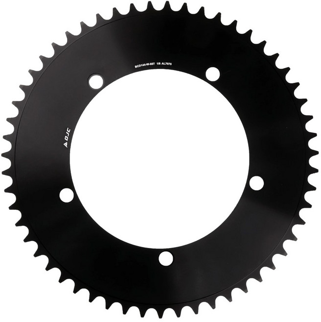 자전거크랭크 DJC 144BCD 라운드 체인링 고정 기어 픽시 트랙 자전거 47 49 53 55 57 59 60 61 62 64T 체인휠 스파이더 Sram 144 Bcd 1/2, 61T