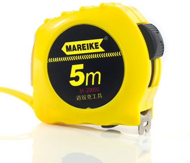 마레이케 자동줄자 5M / 거리측정 휴대용 스틸줄자, 1개