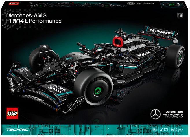 레고 테크닉 42171 메르세데스 AMG F1 W14 E 퍼포먼스, 혼합색상, 1개