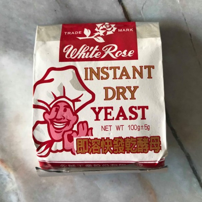 糖軒町 白玫瑰即溶快發乾酵母100g-輕鬆製作各式麵包糕點, 1個