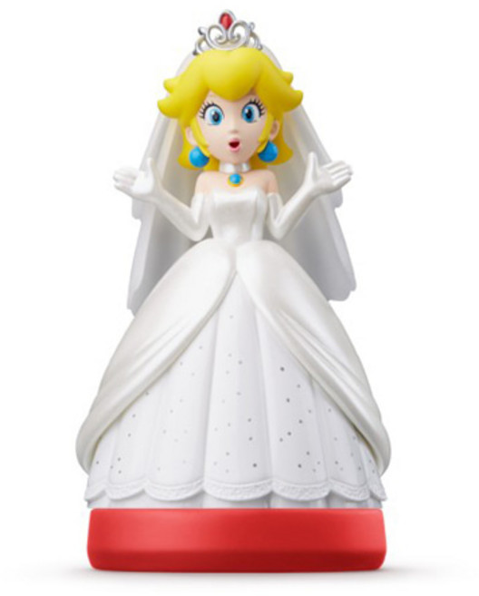 닌텐도 amiibo 피치공주(웨딩 스타일) 마리오 오디세이 시리즈, 1개