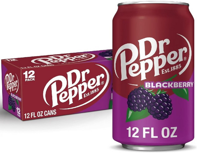닥터 페퍼 블랙 베리, 12개, 355ml