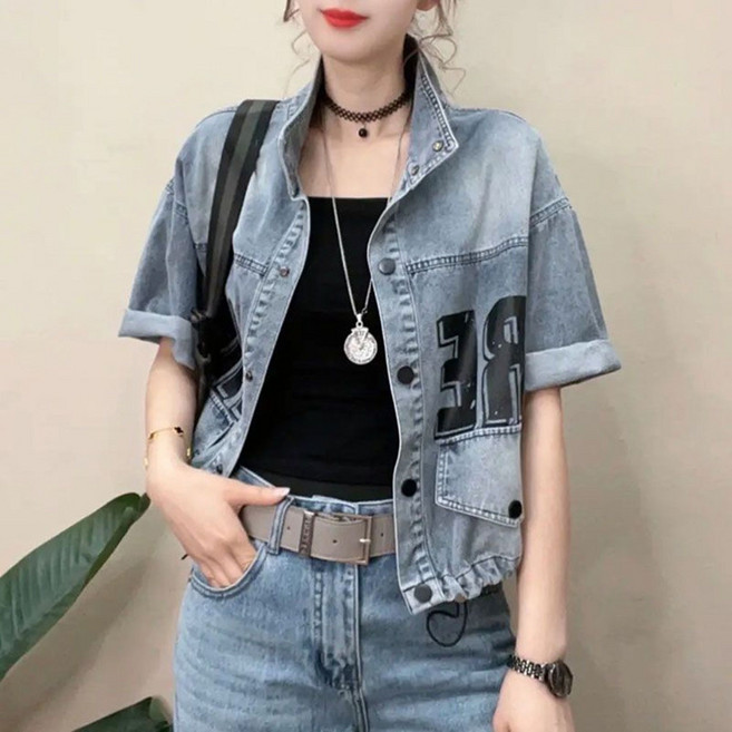 여름 여성 반팔자켓 / 반팔 블라우스 / 반팔티 / 셔츠 / 청자켓 / 데님자켓 / EXQ2538 39