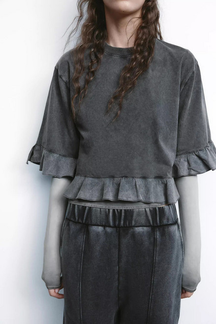 5H52308 자라여자반팔티 숏면티 0085301