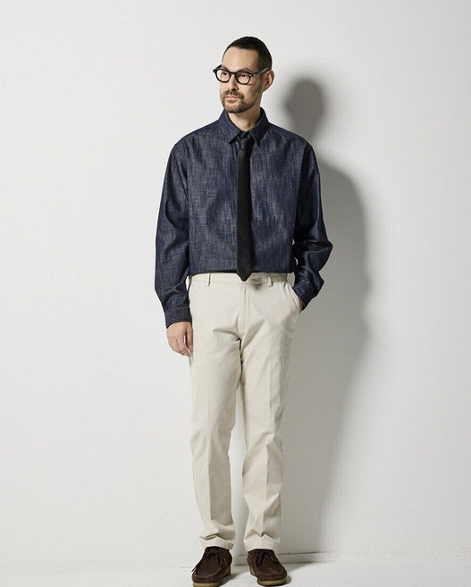 STCO 소프트 코튼 컴포트 치노 팬츠_아이보리 (테이퍼드핏)_DJ