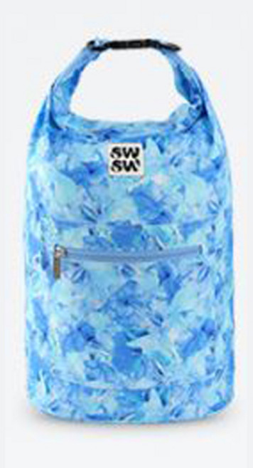 스윗스윔 체커 롤 스윔 백, 아쿠아 플라워