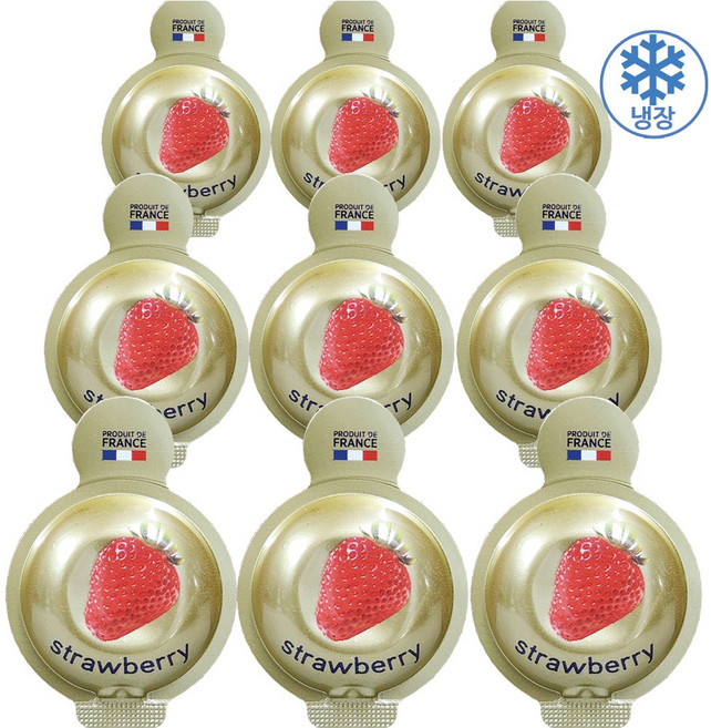 쉘인 딸기크림 치즈, 9개, 20g