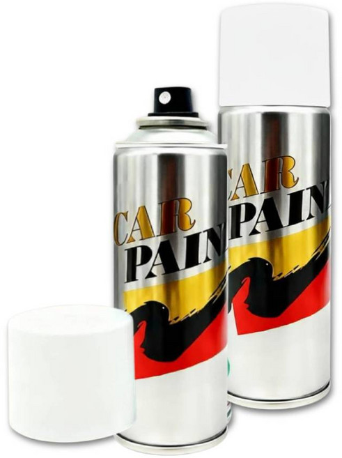 순정 현대 아반떼HD 호환 자동차 스프레이 카페인트 차량용 페인트 도색 세트, 1개, 7F 크리스탈화이트+투명