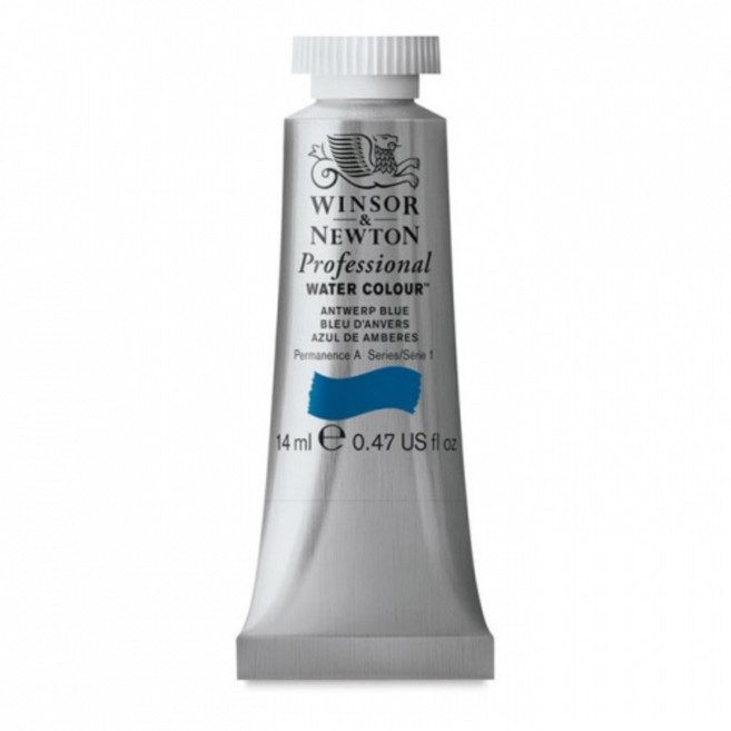 윈저앤뉴튼 아티스트 수채화물감 낱색 S3 137 CeruleanBlue, 14ml, 1색