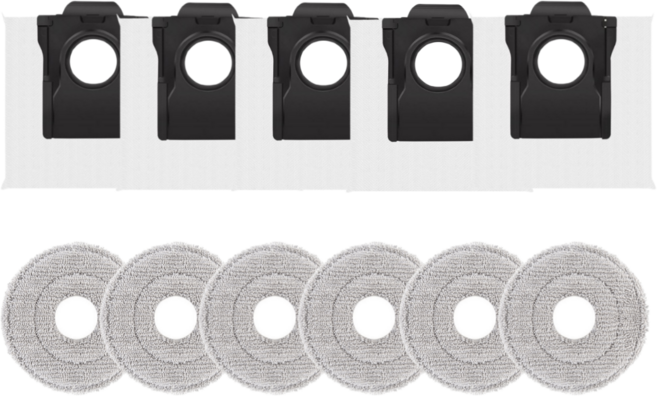 노마진리필 드리미 X50s pro ultra 호환 먼지봉투 물걸레 실속세트, 1세트, 먼지봉투5개 물걸레6개