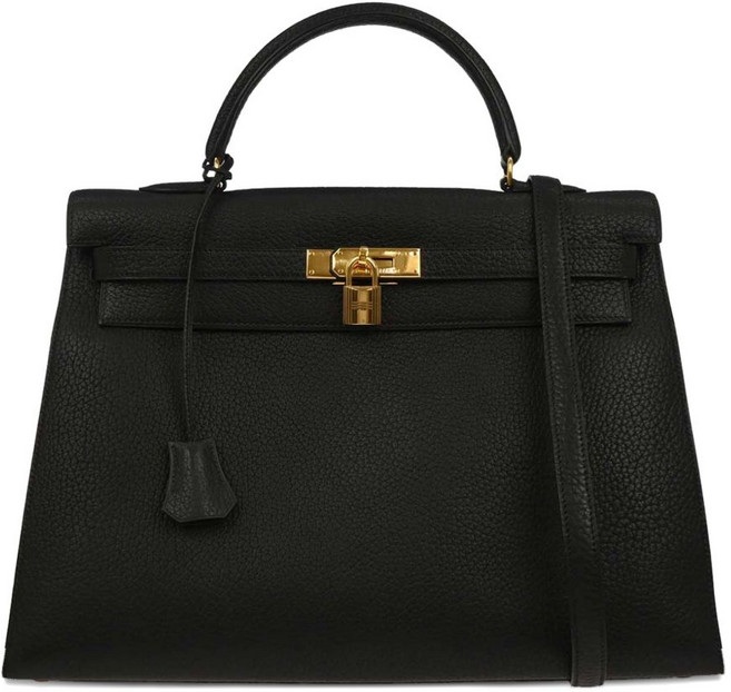 에르메스 중고 1996 켈리 35 레더 토트 백