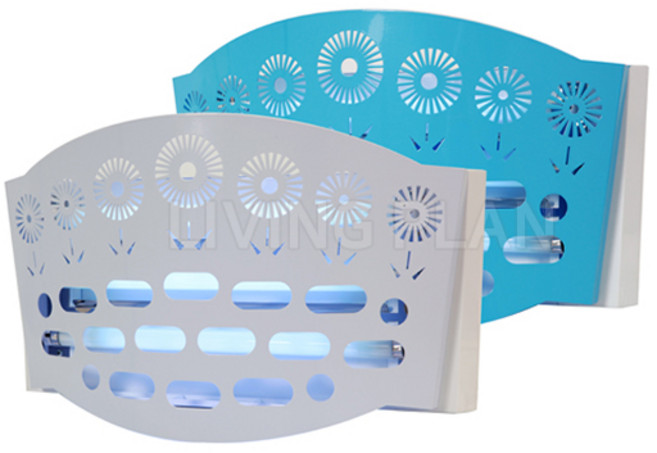 리빙플랜 유인 끈끈이 포충기 실내용 HV-830 모기퇴치기 파리퇴치기, 하늘색