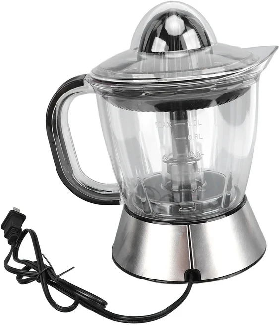 전기 감귤 착즙기 25W 1L 양방향 오렌지 주스 레몬 자몽용, 01 미국, 01 검정색