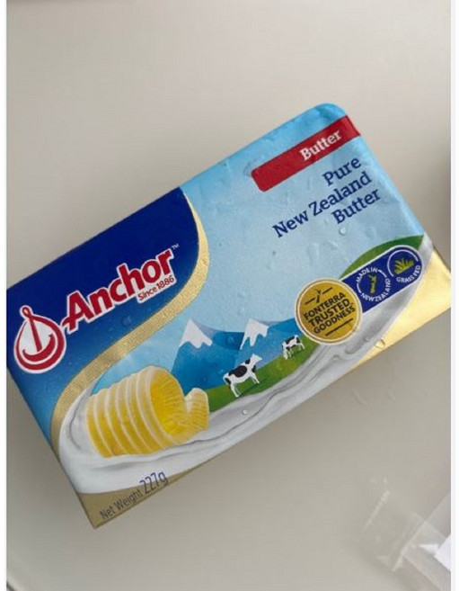 앵커 무염 버터, 227g, 3개