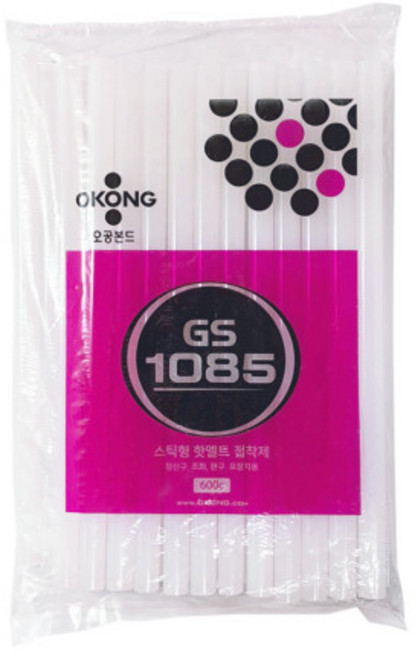 오공 글루건심 핫멜트 글루스틱 700g 대, 2개