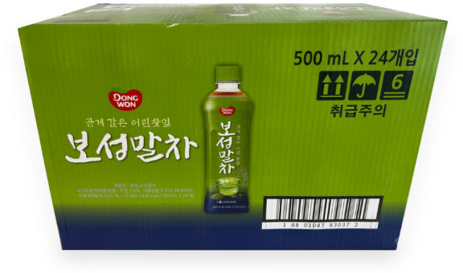 동원 보성말차 녹차 대용량, 24개, 500ml