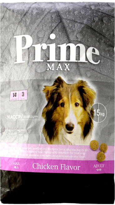 펠리코 뉴트리나 프라임 맥스 15kg 대용량 개사료 강아지 대형견 특수견 진돗개 진도 애견사료, 팜스코 코코 15kg 애완견 진돗개 대형견 진도 개사료, 1개