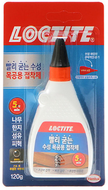 헨켈 록타이트 빨리 굳는 목공용 접착제 120g바쁜달걀, 본품, 1개, 없음