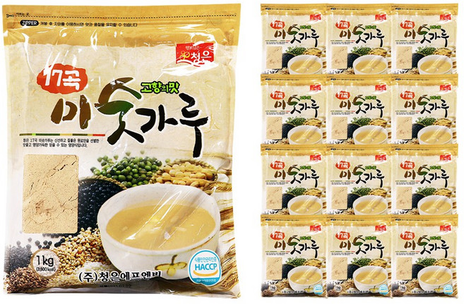 청은 17곡 미숫가루, 1kg, 12개