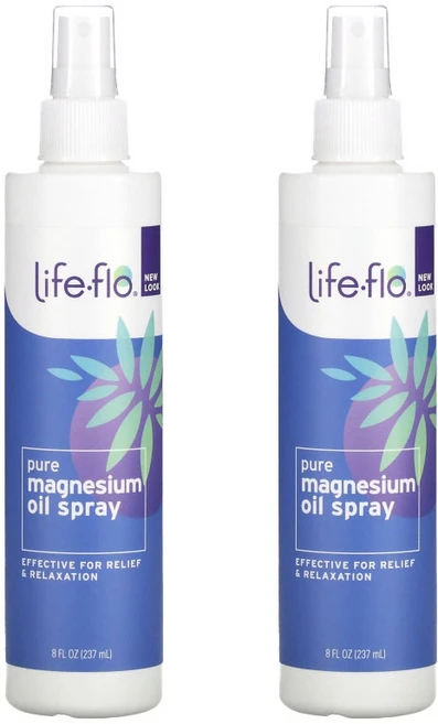 라이프플로 퓨어 마그네슘 오일 스프레이, 237ml, 2개 - 쿠팡