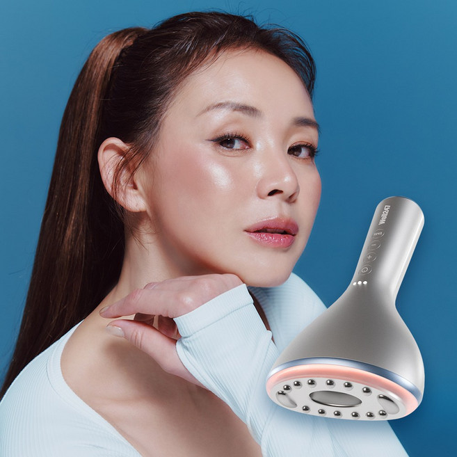 야노시호 PICK 흡입괄사 웰247 페이스튠핏, 크롬실버, 1개