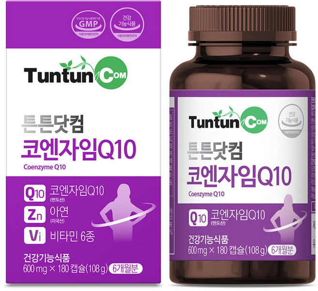 튼튼닷컴 코엔자임 Q10 영양제, 180정, 1개